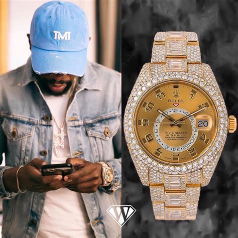 iced out rolex mayweather|floyd mayweather gold watch.